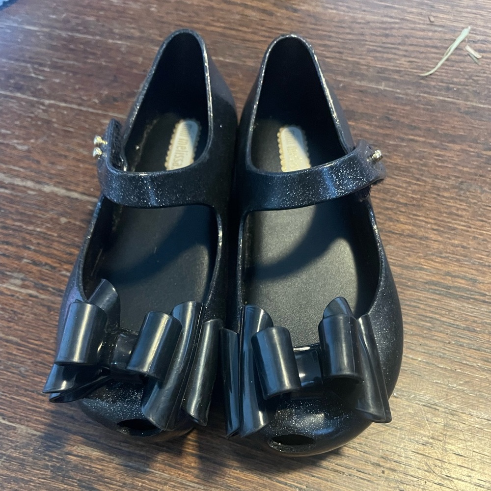 Mini Melissa Black Mary Jane's
